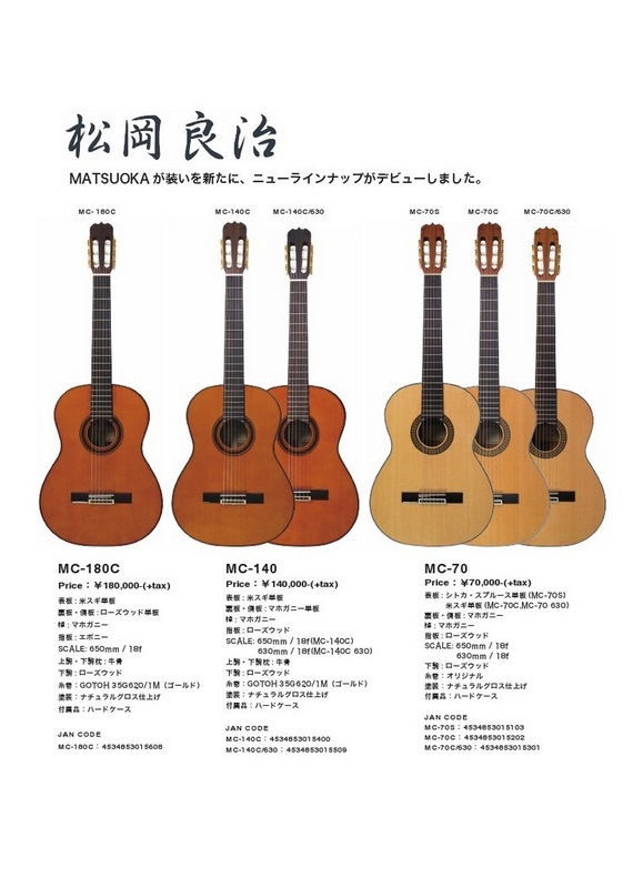 松岡良治作 クラシックギター-